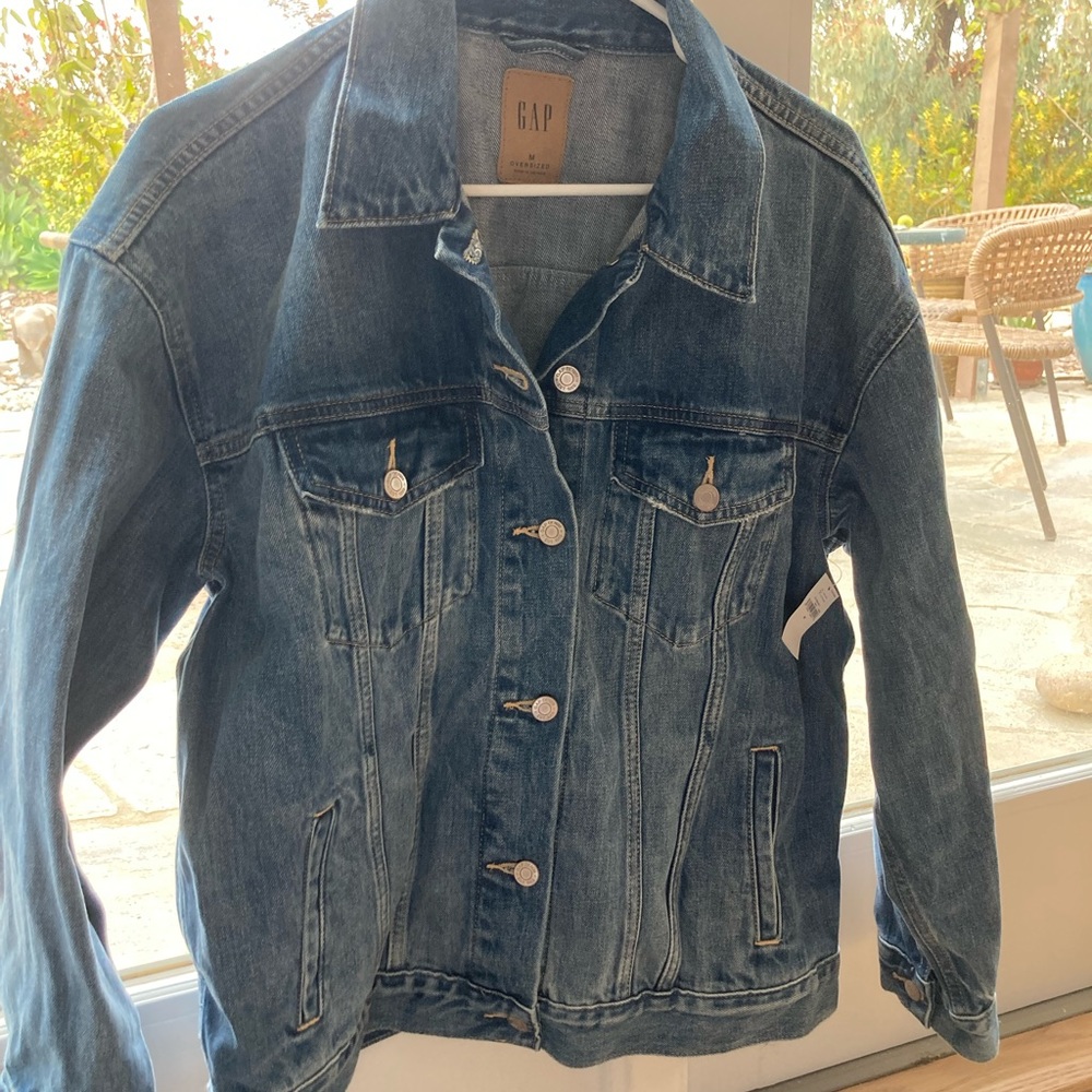 Gap oversized denim jacket